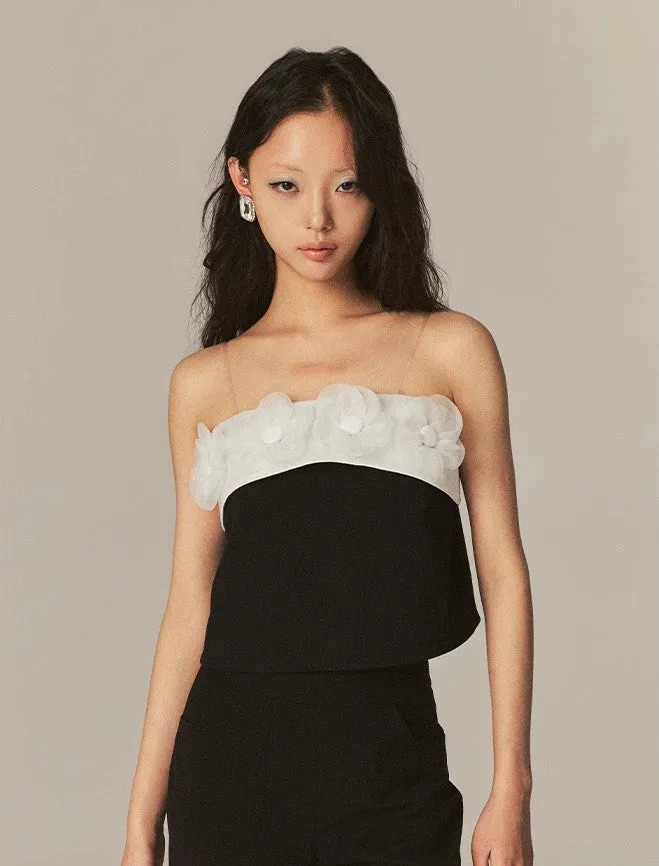 Short Flower Bi-Color Chic Inner Camisole