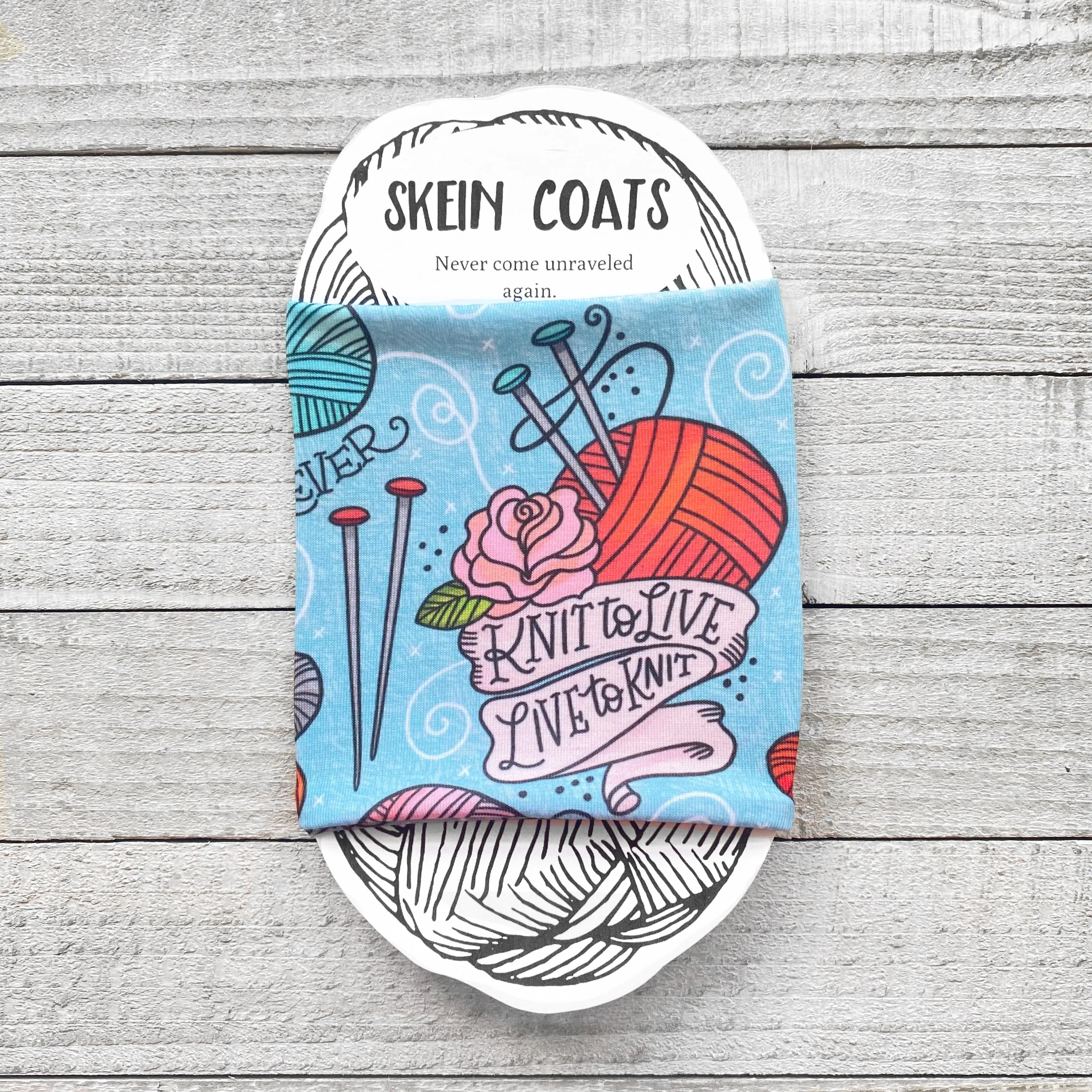 Skein Coats Yarn Cozy - Knit to Live