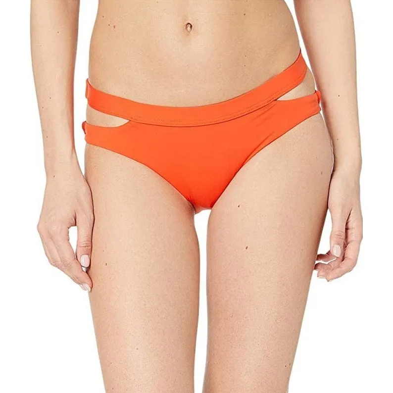Solid Active Split Band Hipster Bikini Bottom