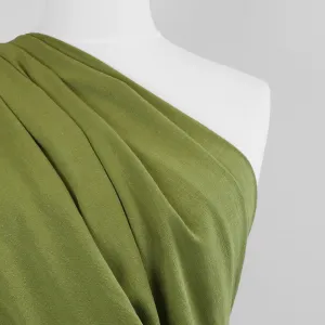 Spa - Fern Green, Viscose and Linen Woven Fabric Sample