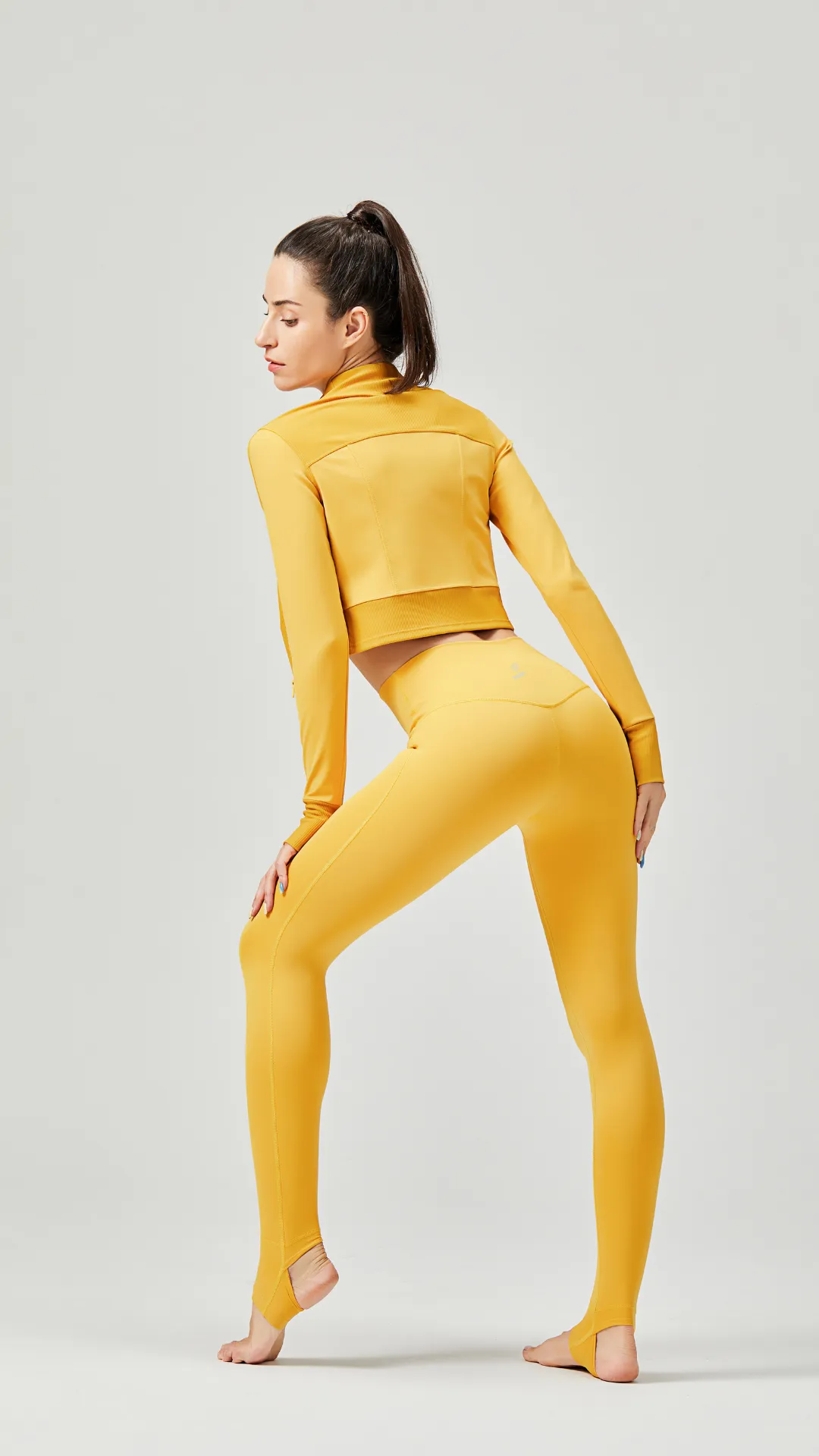 The Dual-Tone Ribbed Luxe Crop Jacket