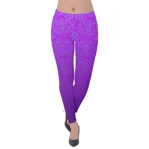 Third Eye Elephant Velvet Leggings