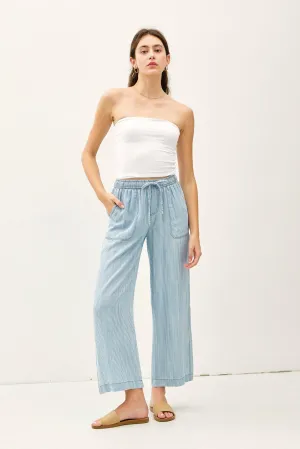 TIDAL LINES STRIPED PANTS