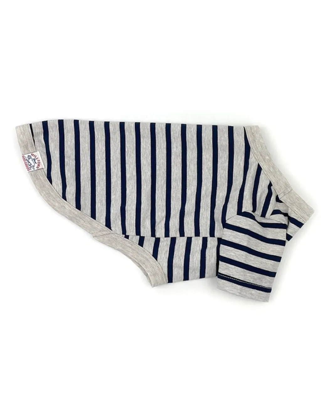 Tiny Gondolier Oatmeal   Navy Stripe Tee