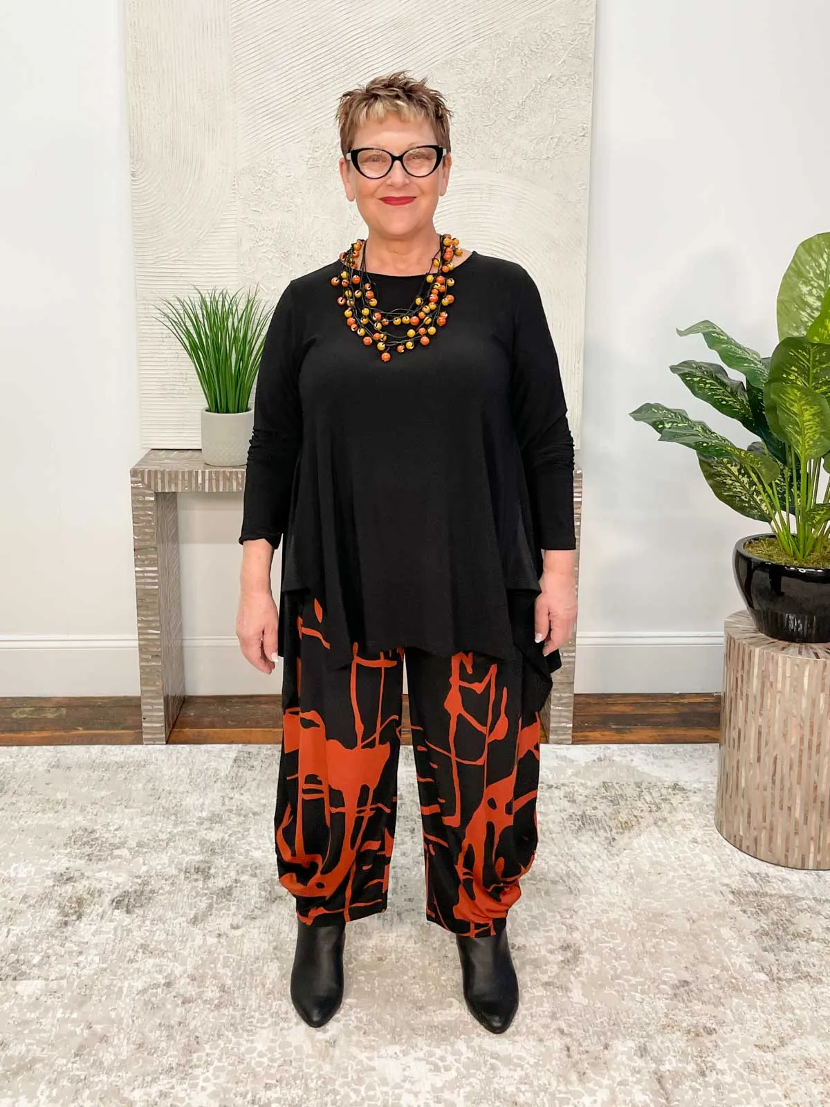 Tres Chic Baylee Pant, Paprika