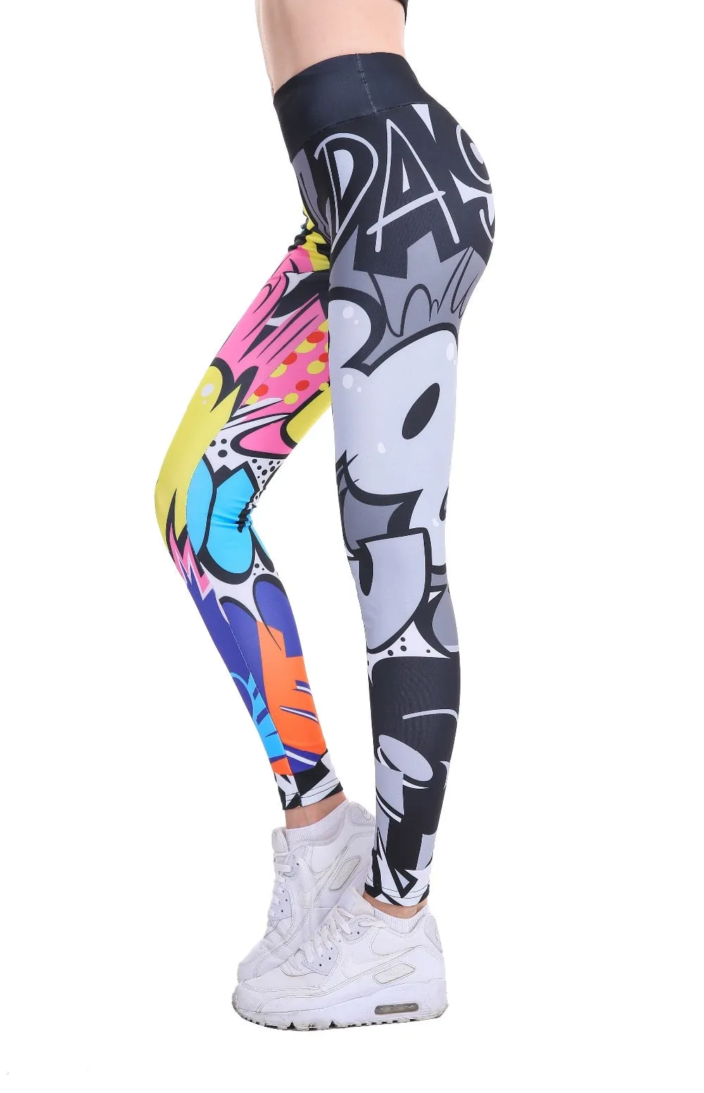 VenusFox Digital Printing High Waist Push Up Fitness Leggings