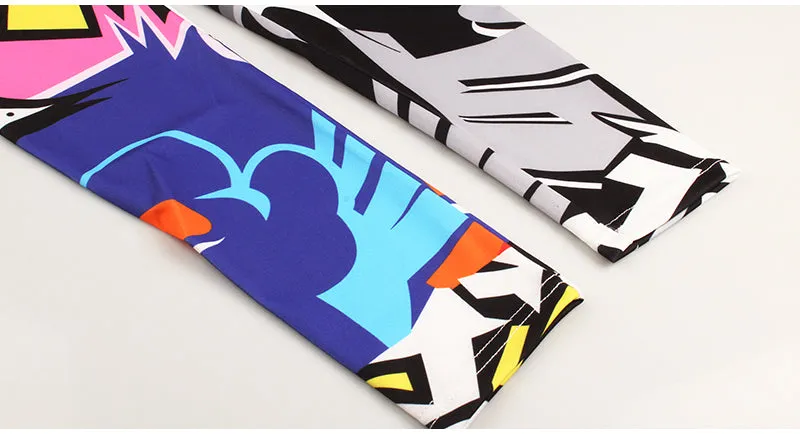 VenusFox Digital Printing High Waist Push Up Fitness Leggings