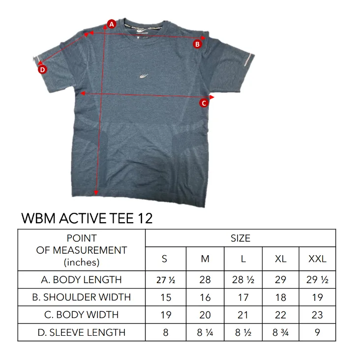 WBM ACTIVE TEE 12