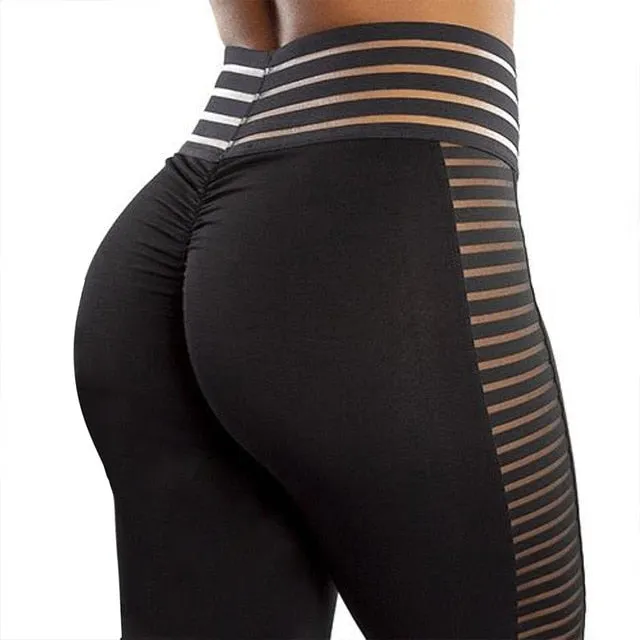 Women's Bubble Butt Leggings Push Up Workout Legging High Waist Sportswear Black Fitness Legging
