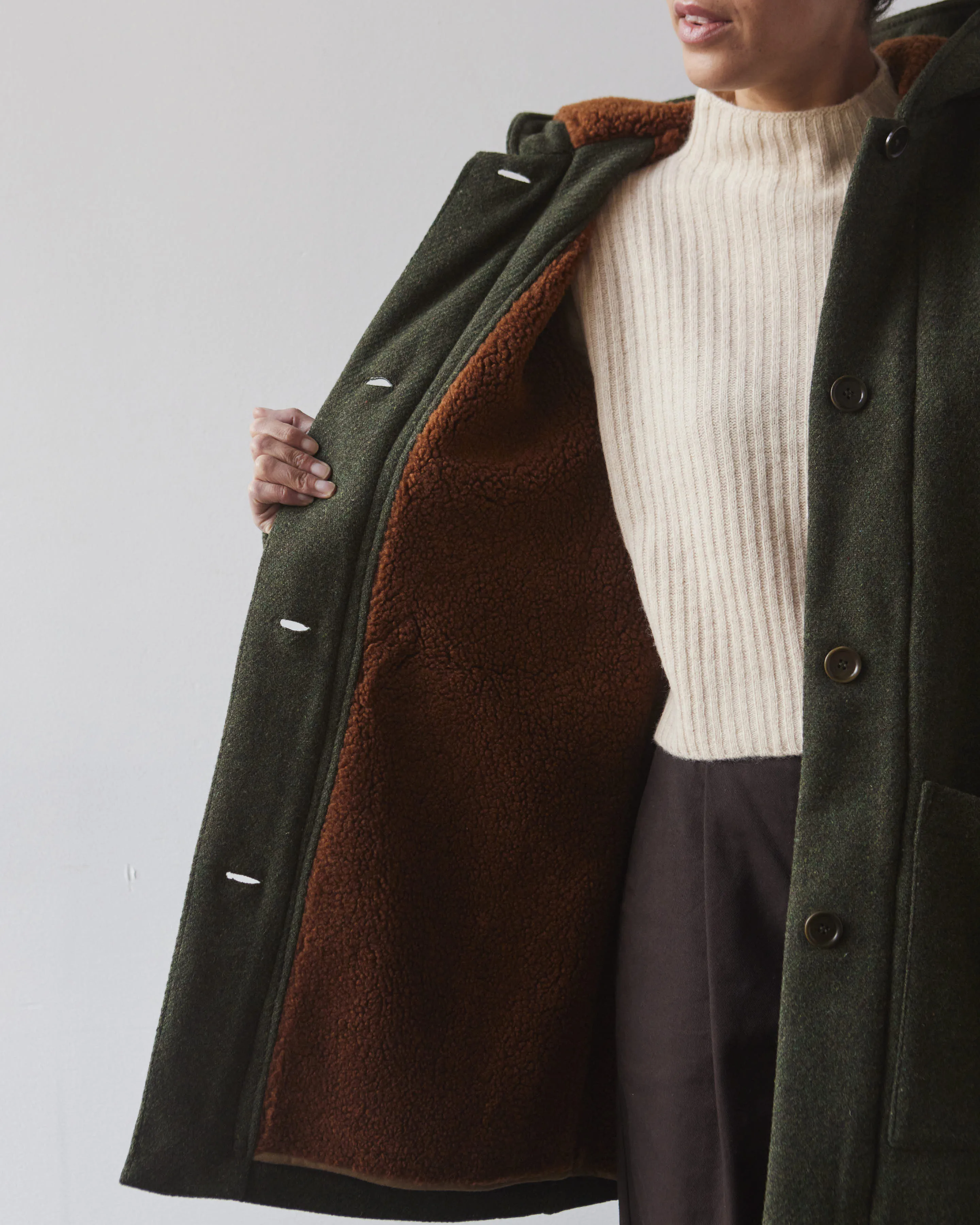 YMC Beat Generation Coat, Green